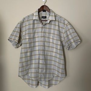 Vintage mens Kaid by Daniel Mitchell button up shirt sleeve shirt